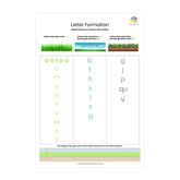 Letter Formation Poster